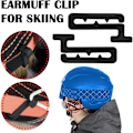 Miniatyrbillede 2 af 5: Skihjelm maske krog, bag øre hud, hjelmclips, skihjelmclips - 4 STK