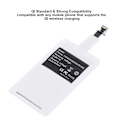 Miniatyrbillede 8 af 8: Qi trådløs opladeradapter opladningsmodtagermodul til iOS mobiltelefon