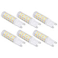 Miniatyrbillede 8 af 8: 10 stk. G9 220V LED-pære, dæmpbar keramisk LED-pære, erstatter halogenpære til lysekrone G9 7W 64LED