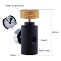 Miniatyrbilde 3 av 5: Inflasjonsadapter kompatibel med CO2-sylinder med TR21-4 hann-gjenge Maker Valve Refill Tilbehør med