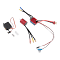 Miniatyrbilde 7 av 8: S2430 5800KV Børsteløs Motor 25A Børsteløs ESC 2.2KG Metall Servosett for 1/16 1/18 RC Bil