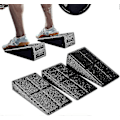 Miniatyrbild 2 av 5: Squat Wedge Block Justerbar Halkfri Squat Ramp Marklyft Wedge Vadsträckare Lutande Bräda För Squat Och Marklyft