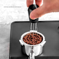 Miniatyrbillede 4 af 5: Sort Selvjusterende Værktøj og Holder - Espresso Kaffeomrører Nåle Dispenser til Baristaer