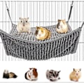 Miniatyrbilde 4 av 5: Liten Dyrehengeköye Ilder Seng Hengeköye og Tunnelbur for Rotte Hamster Ekorn Sukkerflyger Marsvin