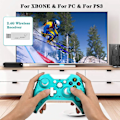 Pikkukuva 2 / 5: Xbox One langaton ohjain - Ei kuulokeliitäntää, 2,4 GHz:n peliohjain Xbox One S/X:lle ja PC:lle (vihreä)