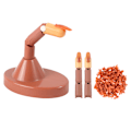 Miniatyrbild 3 av 8: Nail art Fingerböjbara leder Falska nageltips Träningsfingerdocka med brun bas