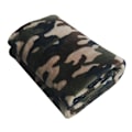 Miniatyrbillede 4 af 5: Superblødt Varmt Kæledyrs Flannel Tæppe Pude Sovemadras M Grøn Camouflage