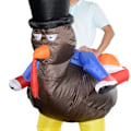 Pikkukuva 8 / 8: Puhallettavat Halloween-asut, kalkkuna-asu miehille