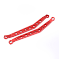 Miniatyrbilde 3 av 8: Aluminiumlegering foran / bakre øvre chassis kobling for AXIAL Wraith AX90056 RC bil (rød)