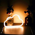 Miniatyrbilde 2 av 5: LED Sky Neonlys - Perfekt dekorasjon for barnerom, stue og bryllupsfester (varmhvit)
