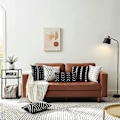 Miniatyrbilde 5 av 5: Sett med 2 hvite putetrekk 45 x 45 cm Boho Aztec Polyesterblanding Firkantede Dekorative Pynteputetrekk for Sofa Sjeselong Seng Dekor