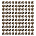 Miniatyrbild 2 av 8: 100 set svampnitar runt huvud 10 mm galvanisering halvcirkellegering Runt huvudnitar för punkkläder skor brons