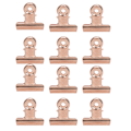 Miniatyrbillede 1 af 8: 12 stk Curve C Negle Extension Clips Negleklemme Clips File Clip Negle Art AccessoriesRose Gold