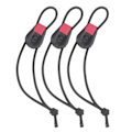 Miniatyrbilde 1 av 8: 3 stk Fiske Quick Rod Binder Leiebånd for stangholdere Organizer Stretchy snorstropper