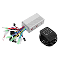 Miniatyrbillede 3 af 8: 24V 36V 48V 350W Elektrisk Cykel Controller Kit Spænding Automatisk Identifikation Motor Controller og LED Meter til Konvertering