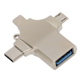 Pikkukuva 2 / 8: OTG-sovitin 3-in-1 Type C Micro Ligthning - USB-liitäntään, enintään 10 Gbps, sinkkiseos, USB OTG -sovitin tiedonsiirtoon ja lataukseen