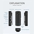 Pikkukuva 2 / 5: 2-in-1 Bluetooth 5.4 Äänen Vastaanotin Lähetin AUX Langaton Adapteri
