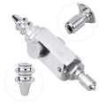 Miniatyrbilde 7 av 8: Rustfritt stål Profesjonell 8 cm Mini Portable Scuba Diving Universal Luftdyseutstyr for BCD Inflator Slange Clean ToolSilver