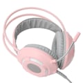 Pikkukuva 5 / 8: AJAZZ Over-Ear -kuulokkeet 7.1 stereovaikutteinen melunvaimennus USB-liitännällä varustetut langalliset kuulokkeet - Pinkki