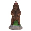 Miniatyrbillede 2 af 8: Røgelsebrænder Brun Bjørn Statue Luftrensende Røgelse Holder Bordpladedekoration til Yoga Meditationsværelse Soveværelse