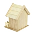 Miniatyrbillede 5 af 5: Fuglehus Hængende Fuglehus Fuglekasse Håndlavet Trækasse Bur Udendørs Fuglehus