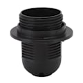 Miniatyrbillede 6 af 8: 10 stk. E27 lysbase fatning kobberkerne høj temperatur modstand E27 lysholder base med lampe ærme til DIY sort