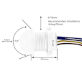 Miniatyrbild 3 av 5: Taklampa med infraröd rörelsesensor, infraröd induktionsswitch