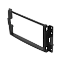 Miniatyrbilde 7 av 8: 2-DIN bilstereo radiofascia dashpanel trim erstatning for Chevrolet Corvette 2005-2010