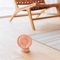 Miniatyrbillede 2 af 4: Stille Mini USB Bordventilator til Kontor, Soveværelse, Bord og Skrivebord (Pink)