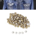 Pikkukuva 6 / 8: 100 kpl Cap Crystal Inlay Rapid Rivets Spots Studs Cap DIY Nahka-askartelukoristeluun