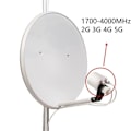 Miniatyrbilde 3 av 5: Mesh Dual Polarisasjons 5G antenne feed horn 1700-4200MHz