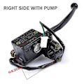 Miniatyrbilde 2 av 5: Hydraulisk pumpe sylinder foran bremse for 125cc Ybr 125 motorsykkel håndtak bremsevæske caliper master