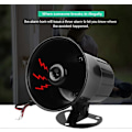 Miniatyrbillede 2 af 4: Indendørs Horn Sirene Alarm System Til 110dB Flammehæmmende 110dB Hjemmesikkerhedsbeskyttelsessystem DC 12V