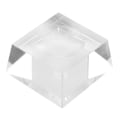 Miniatyrbilde 1 av 8: 8 cm klar krystallkule gjennomsiktig galakser sfære formue ball hjemmekontor dekor (klar base)