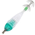 Miniatyrbillede 7 af 8: Fiskeri LED Lokke Lys Blæksprutte Form Grønt Lys Farve Agnsfisk Under Vand Lampe med Krog