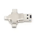 Pikkukuva 7 / 8: Yvonne U-levy OTG 4Ports USB2.0 Flash-asema iOs Android TypeC/Android Micro USB PC Y23(128G )