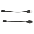 Miniatyrbilde 2 av 8: 2 stk USB C Keystone Jack-kabel USB3.1 TYPE C hunn-til-hun-forlengelsesadapter for veggplatekontakter Kabel