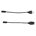 Pikkukuva 2 / 8: 2 kpl USB C Keystone Jack Cable USB3.1 TYYPPI C naaras-naaras jatkosovitin seinälevyn liittimien kaapelille