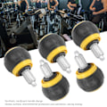 Pikkukuva 6 / 6: 5kpl 50x45mm Fitness Pop Pull Pin Nupin vapautus synteettinen pahvi Kahva Harjoitusvaratarvike M16Musta ja keltainen