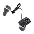 Miniatyrbillede 7 af 8: Bil Bluetooth FM-sender Multifunktionel håndfri opkald QC3.0 Hurtig opladning Bluetooth-biladapter
