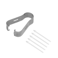 Miniatyrbilde 6 av 8: 5 stk Stylus tips Nøyaktig sensitive riper Gratis bærbar erstatning Touch Stylus Nibs White