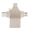 Pikkukuva 4 / 8: OTG-sovitin 3-in-1 Type C Micro Ligthning - USB-liitäntään, enintään 10 Gbps, sinkkiseos, USB OTG -sovitin tiedonsiirtoon ja lataukseen