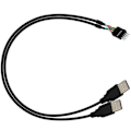 Miniatyrbillede 1 af 5: 1 stk. Du Pont 9-pins han til USB A 2.0 han forlængerkabel 50 cm stik 2,54 mm