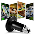 Miniatyrbillede 3 af 4: Terrarium Reptil Varme Pære, Keramisk Varmelegeme 100w, E27 Infrarød Keramisk Reptil Varmer