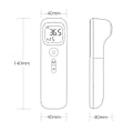 Miniatyrbillede 2 af 5: Pande Temperatur Berøringsfri Professionel Digital Infrarød Termometer, LCD Display Feberadvarsel, Til Børn, Voksne