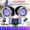 Pikkukuva 2 / 5: Moottoripyörän stereokaiuttimet langaton Bluetooth MP3-soitin vedenpitävä