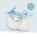 Miniatyrbillede 5 af 5: Sæt med 6 Bomulds Baby No Scratch Vanter Mesh Handsker Unisex 0-10 Måneder 3 Farver