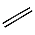 Pikkukuva 3 / 8: Rib Bones Rails - Kulutusta kestävät, kestävät, vakaat, joustavat, kiiltävät pitkälaudan Rails Ribs BonesBlack