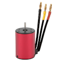 Miniatyrbilde 1 av 8: Vanntett RC S3650 3900KV 4-polet børsteløs motor med 4 mm bananplugg for 1/10 RC bil oppgraderingsdeler