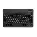 Miniatyrbild 2 av 8: Trådlöst Bluetooth-tangentbord, bärbart tangentbord för surfplatta, ryskt, engelskt för IOS/Android, svart